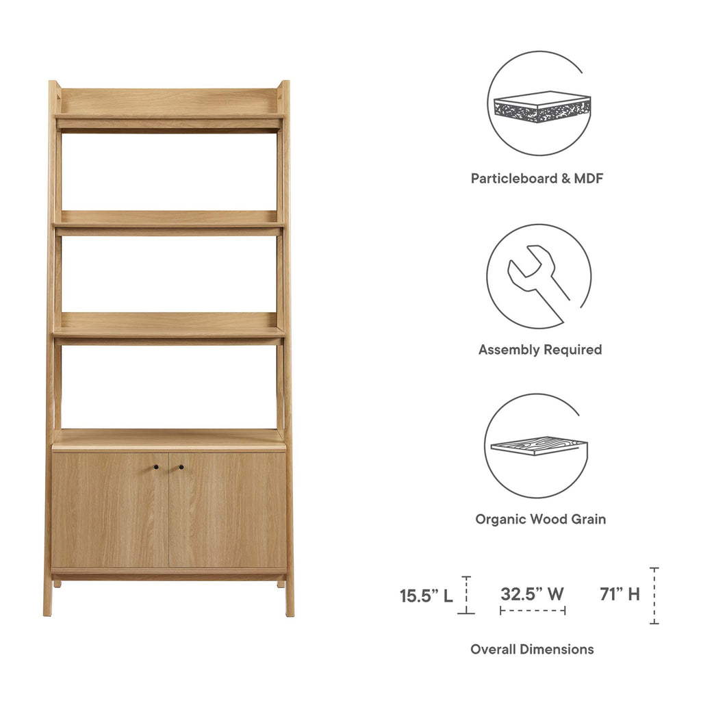 Bixby 33" Bookshelf - Oak