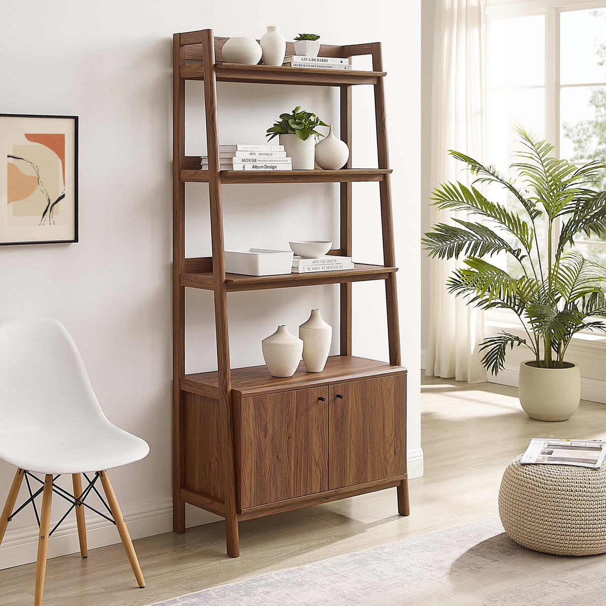 Bixby 33" Bookshelf - Walnut