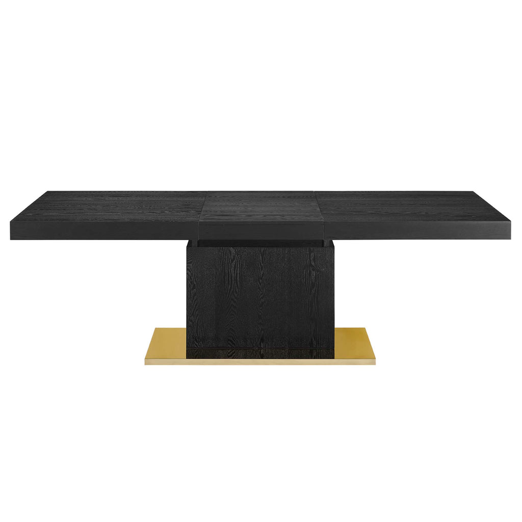 Vector Expandable Dining Table - Black Gold