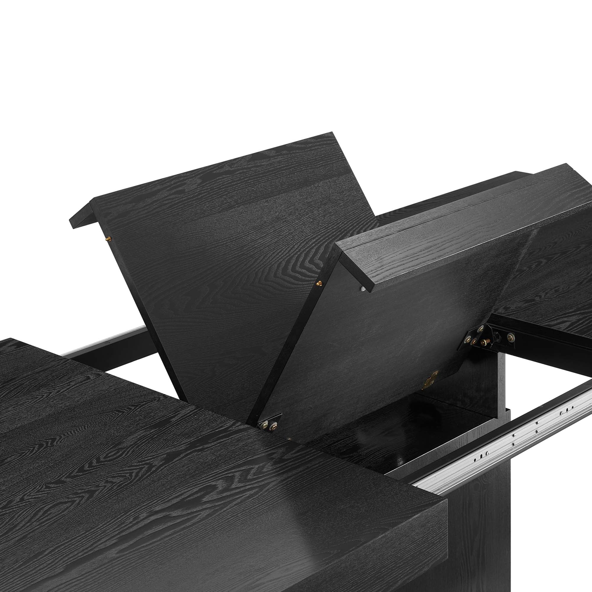 Vector Expandable Dining Table - Black Gold