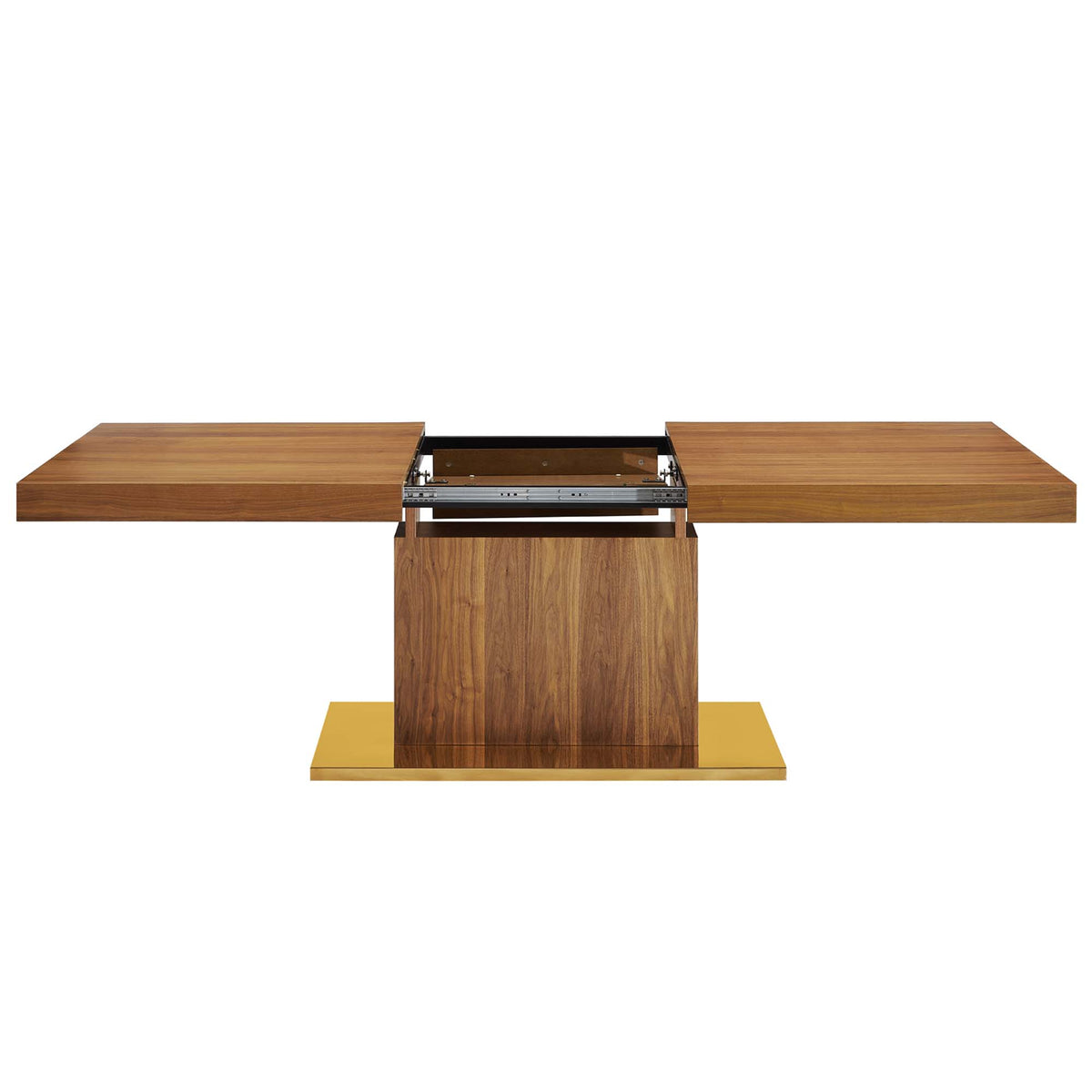 Vector Expandable Dining Table - Walnut Gold