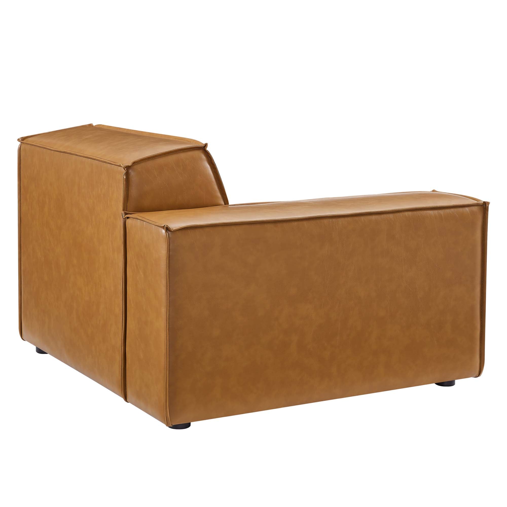 Restore Vegan Leather Loveseat - Tan