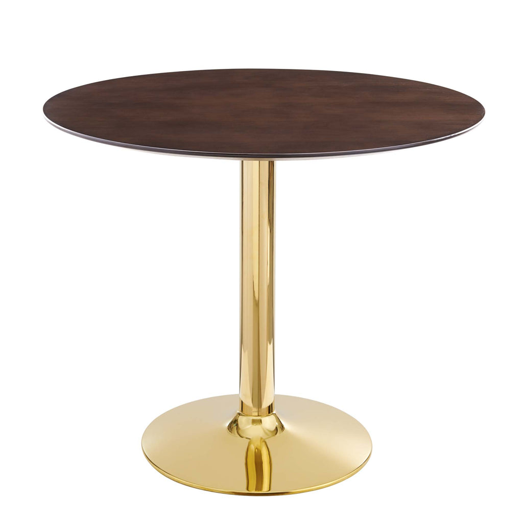 Verne 35" Dining Table - Gold Cherry Walnut