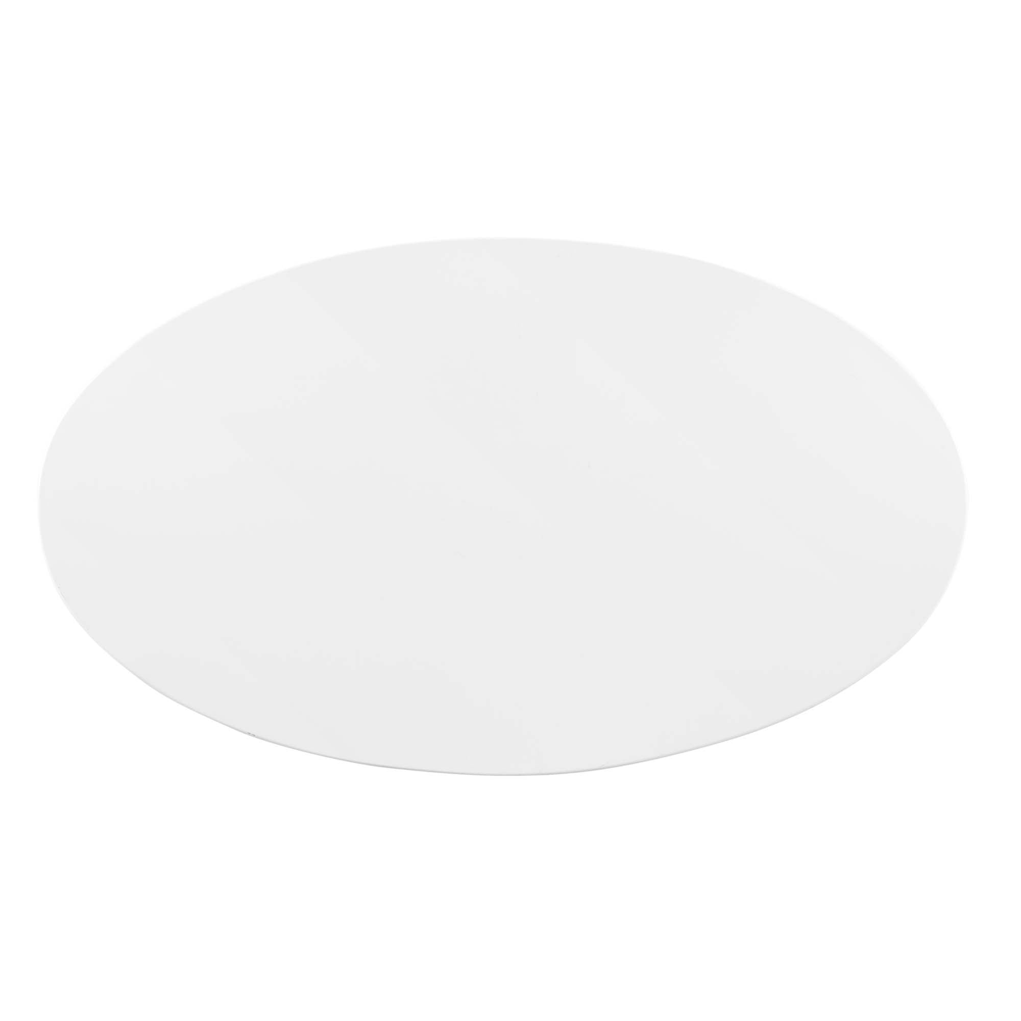 Verne 48" Oval Dining Table - Gold White
