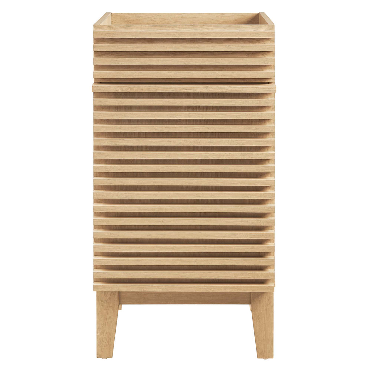 Render 18" Bathroom Vanity Cabinet (Sink Basin Not Included) - Oak