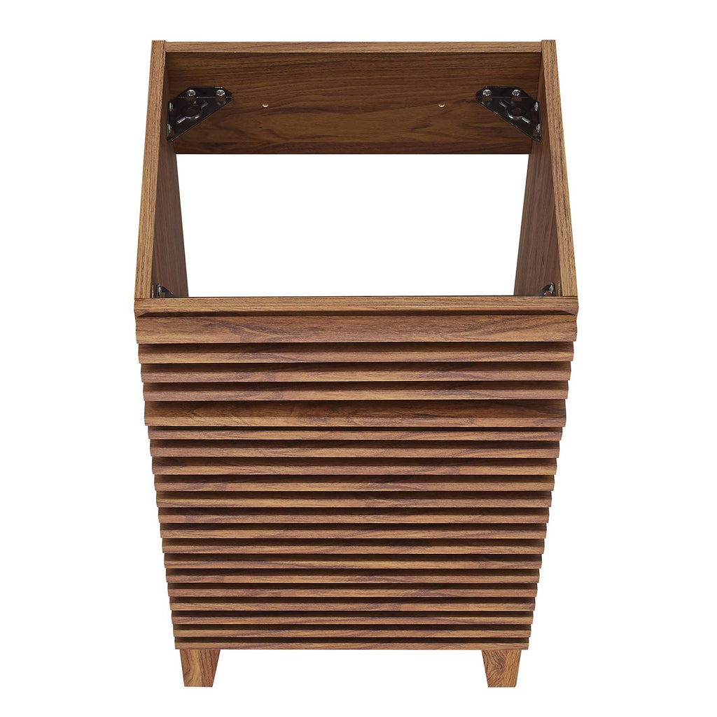 Render 18" Bathroom Vanity Cabinet (Sink Basin Not Included) - Walnut