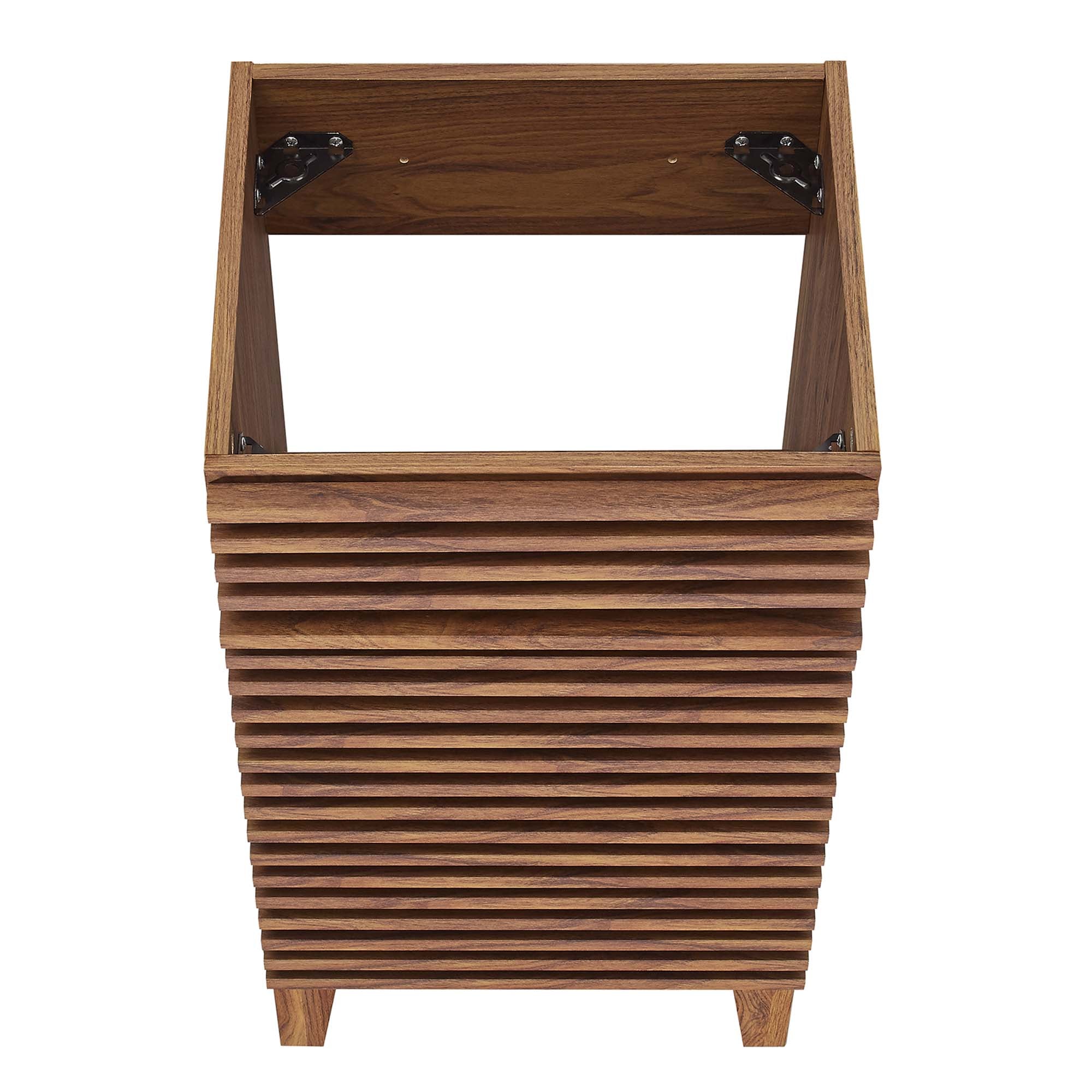 Render 18" Bathroom Vanity Cabinet (Sink Basin Not Included) - Walnut