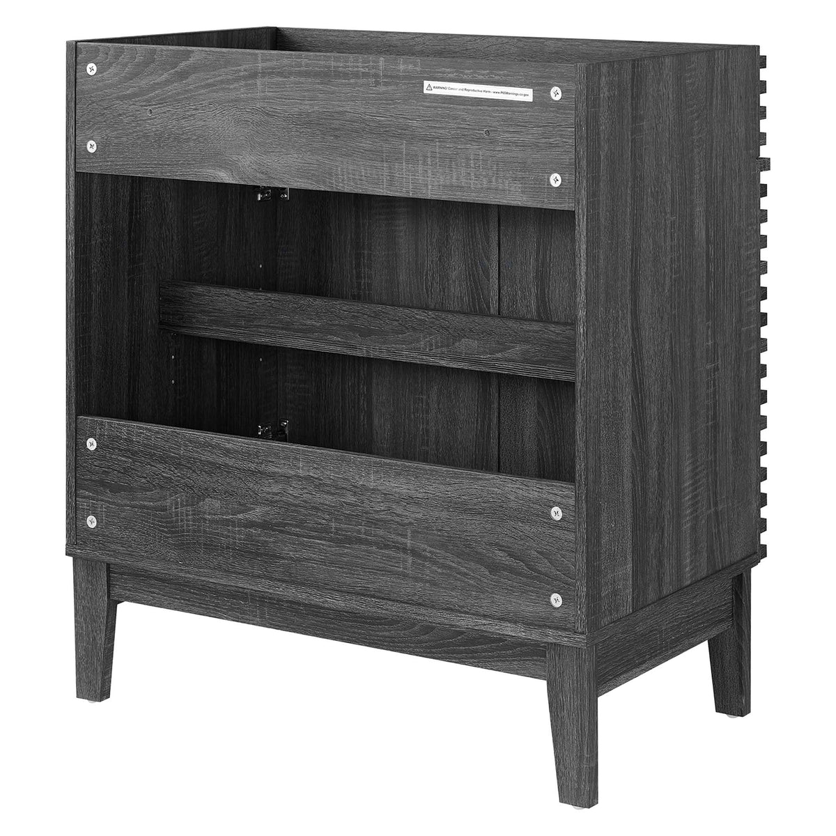 Render 30" Bathroom Vanity Cabinet (Sink Basin Not Included) - Charcoal