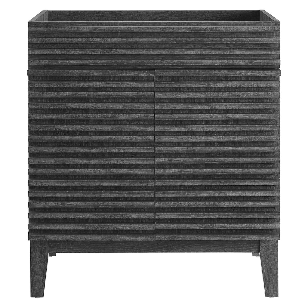 Render 30" Bathroom Vanity Cabinet (Sink Basin Not Included) - Charcoal
