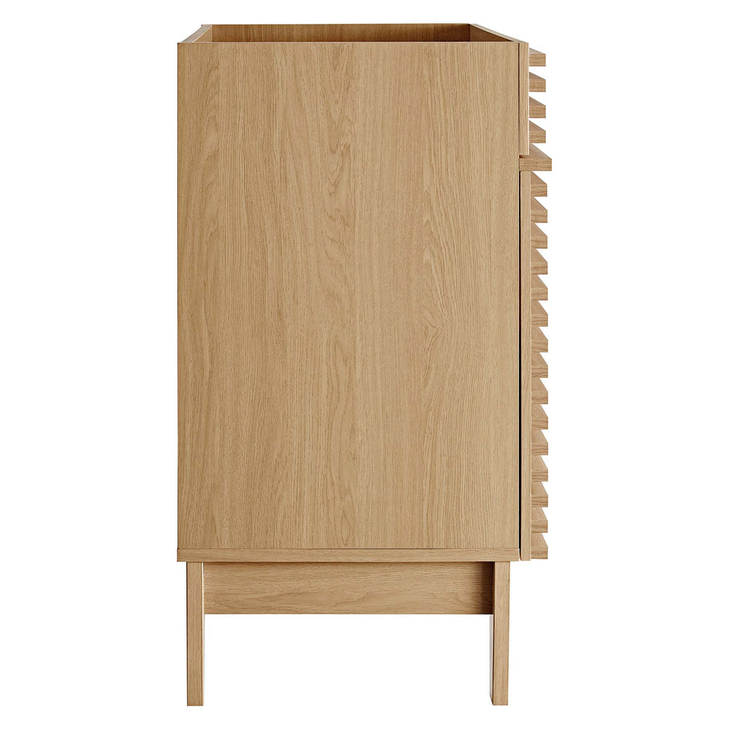 Render 30" Bathroom Vanity Cabinet (Sink Basin Not Included) - Oak