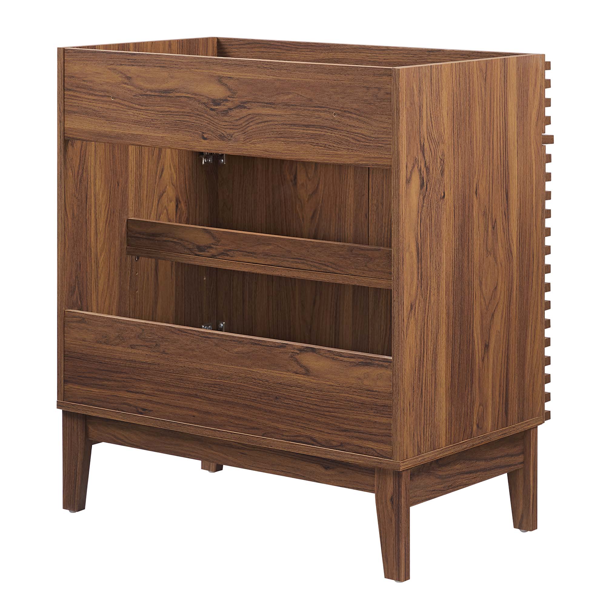 Render 30" Bathroom Vanity Cabinet (Sink Basin Not Included) - Walnut