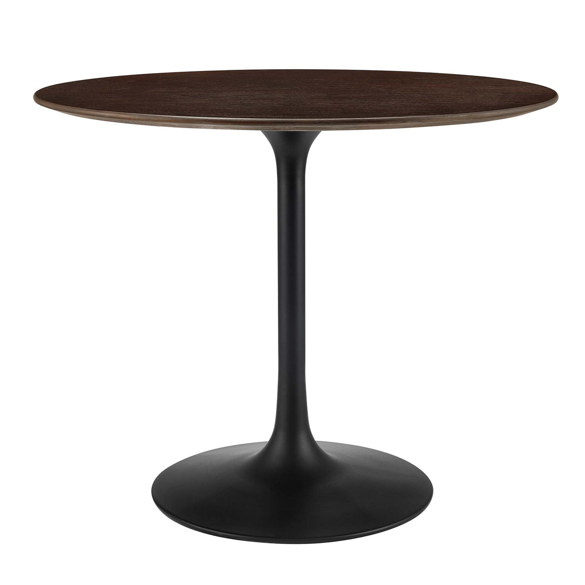 Lippa 36" Round Wood Dining Table - Black Cherry Walnut