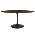 Lippa 60" Oval Wood Dining Table - Black Cherry Walnut