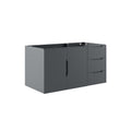 Vitality 36" Bathroom Vanity Cabinet (Sink Basin Not Included) - Gray