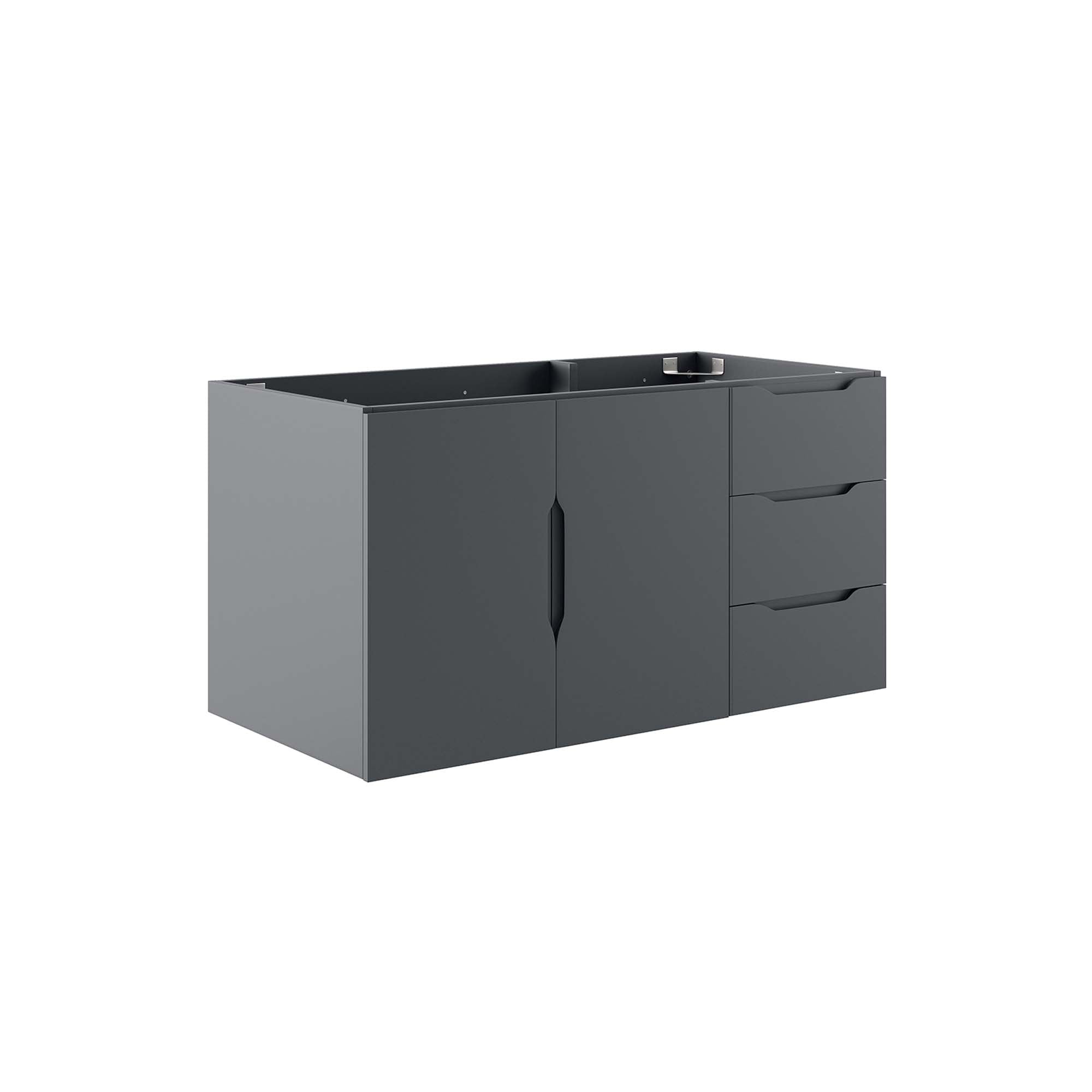Vitality 36" Bathroom Vanity Cabinet (Sink Basin Not Included) - Gray