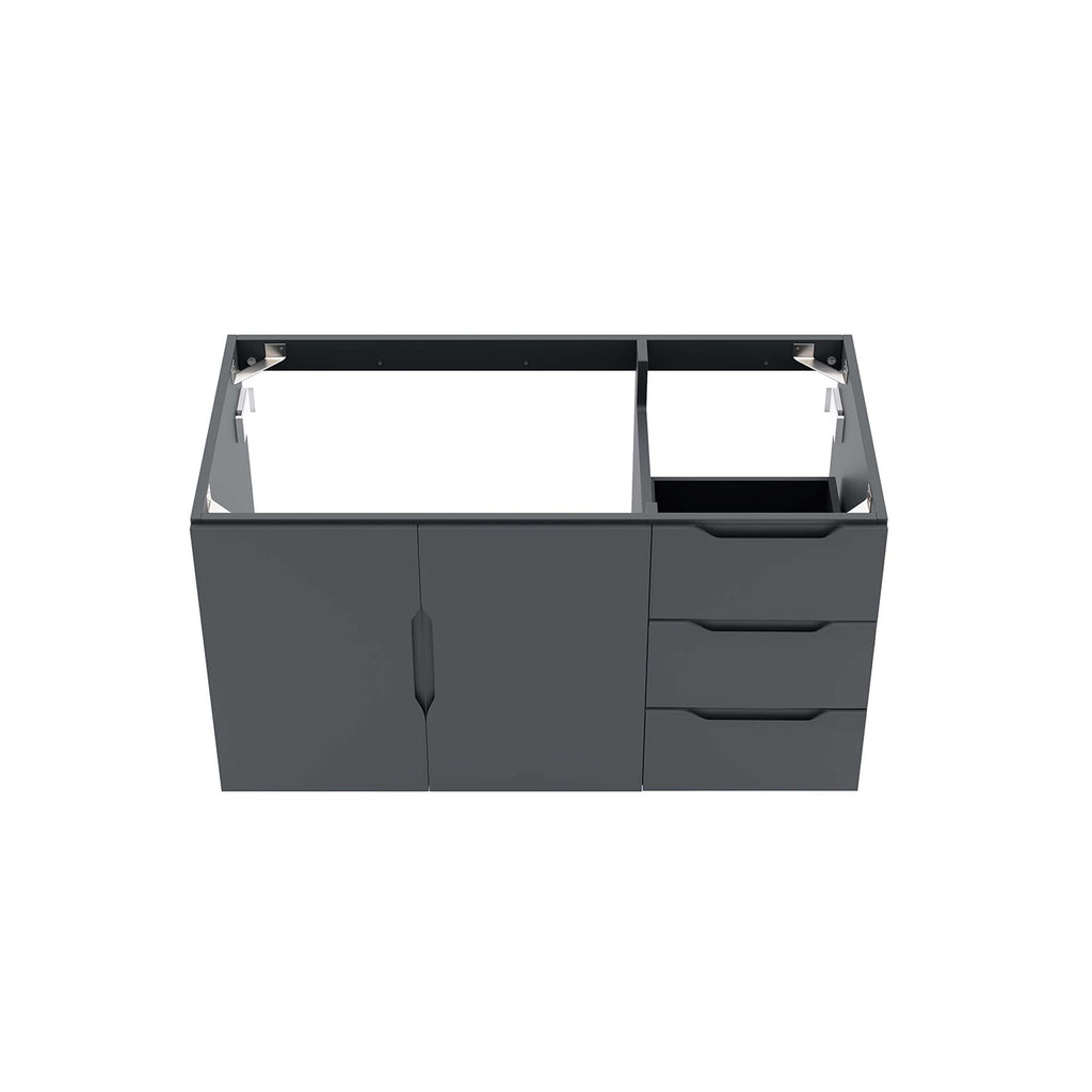 Vitality 36" Bathroom Vanity Cabinet (Sink Basin Not Included) - Gray
