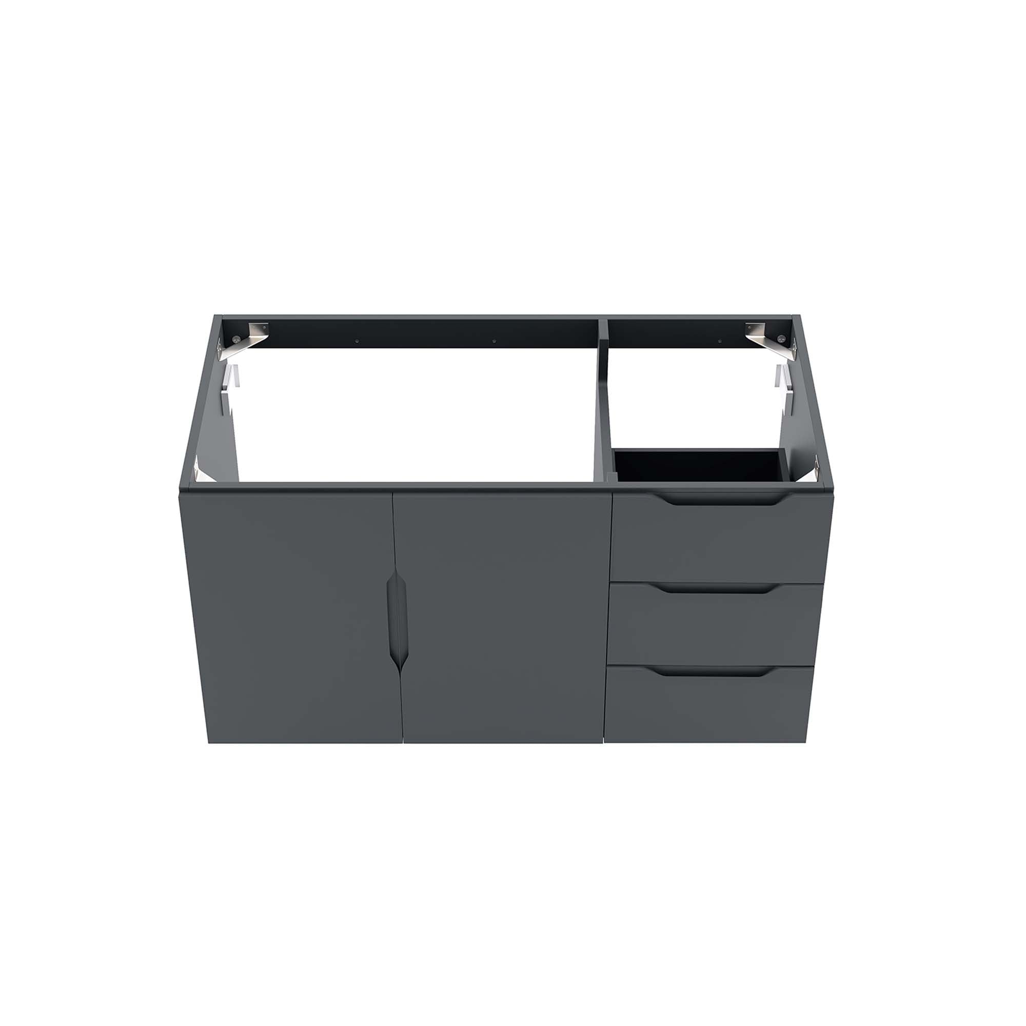 Vitality 36" Bathroom Vanity Cabinet (Sink Basin Not Included) - Gray