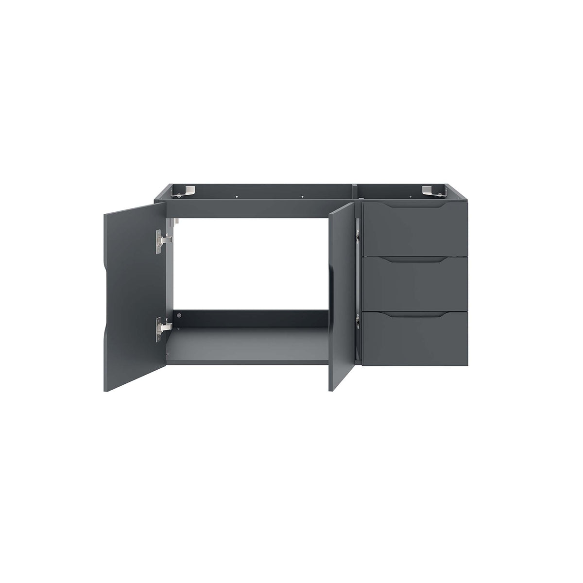 Vitality 36" Bathroom Vanity Cabinet (Sink Basin Not Included) - Gray