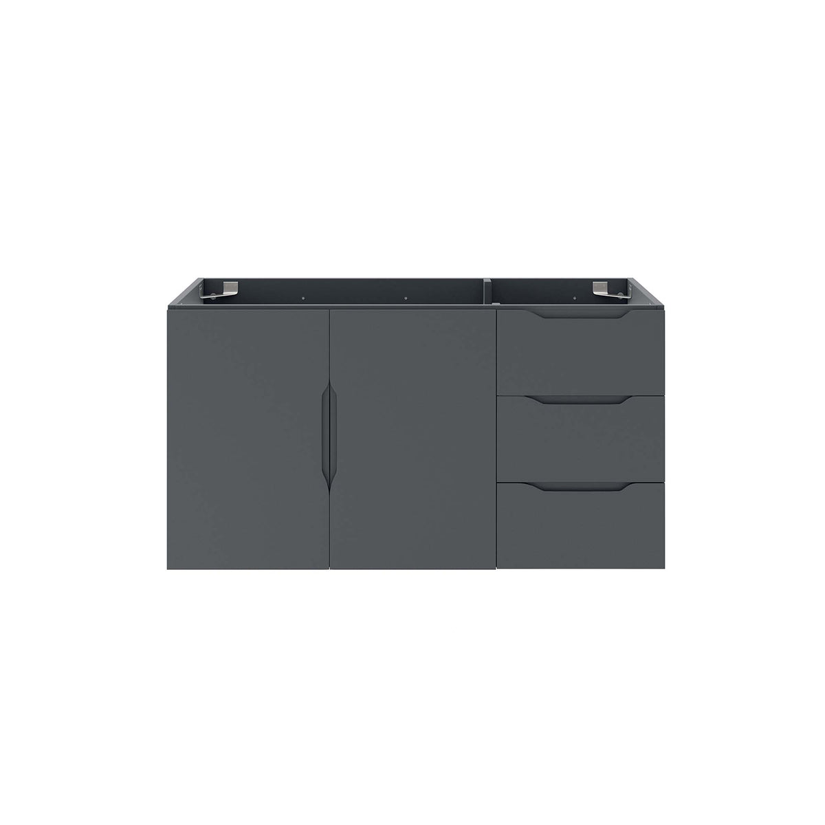 Vitality 36" Bathroom Vanity Cabinet (Sink Basin Not Included) - Gray