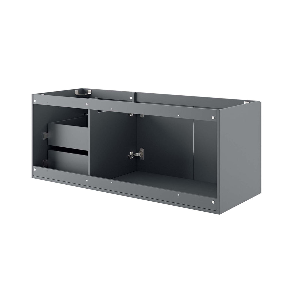 Vitality 48" Double or Single Sink Compatible (Not Included) Bathroom Vanity Cabinet - Gray
