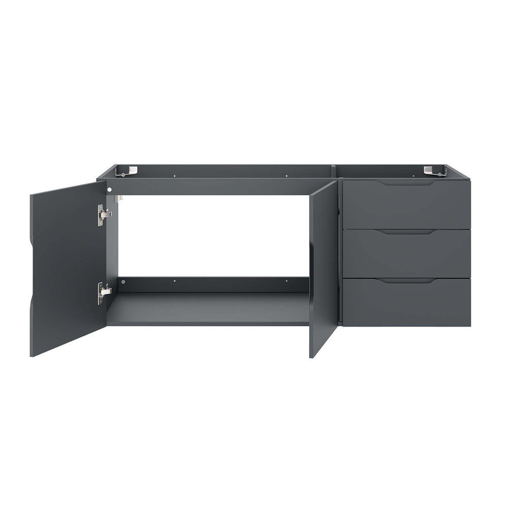 Vitality 48" Double or Single Sink Compatible (Not Included) Bathroom Vanity Cabinet - Gray