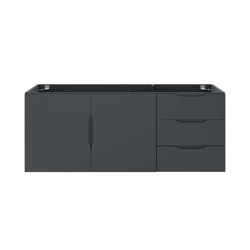 Vitality 48" Double or Single Sink Compatible (Not Included) Bathroom Vanity Cabinet - Gray