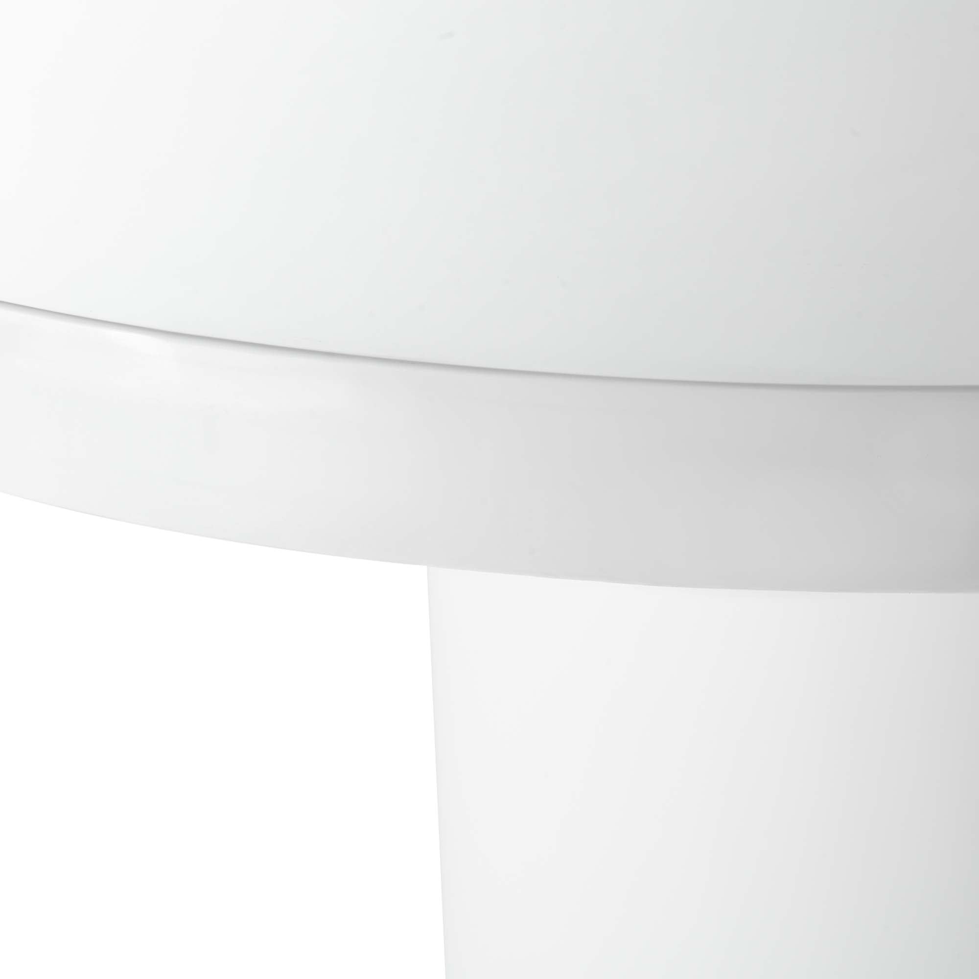 Gratify 60" Round Dining Table - White