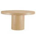 Gratify 60" Round Dining Table - Oak