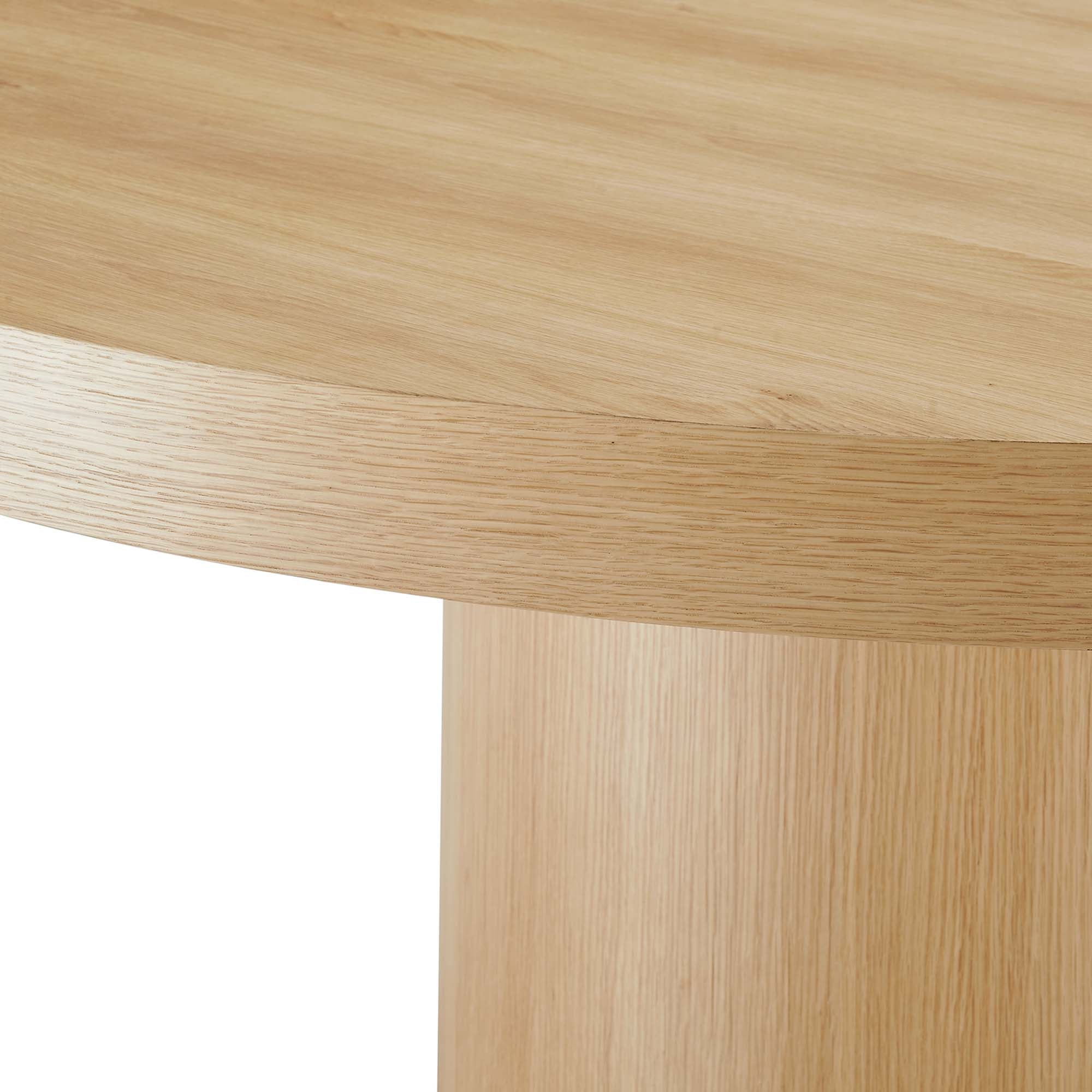 Gratify 60" Round Dining Table - Oak