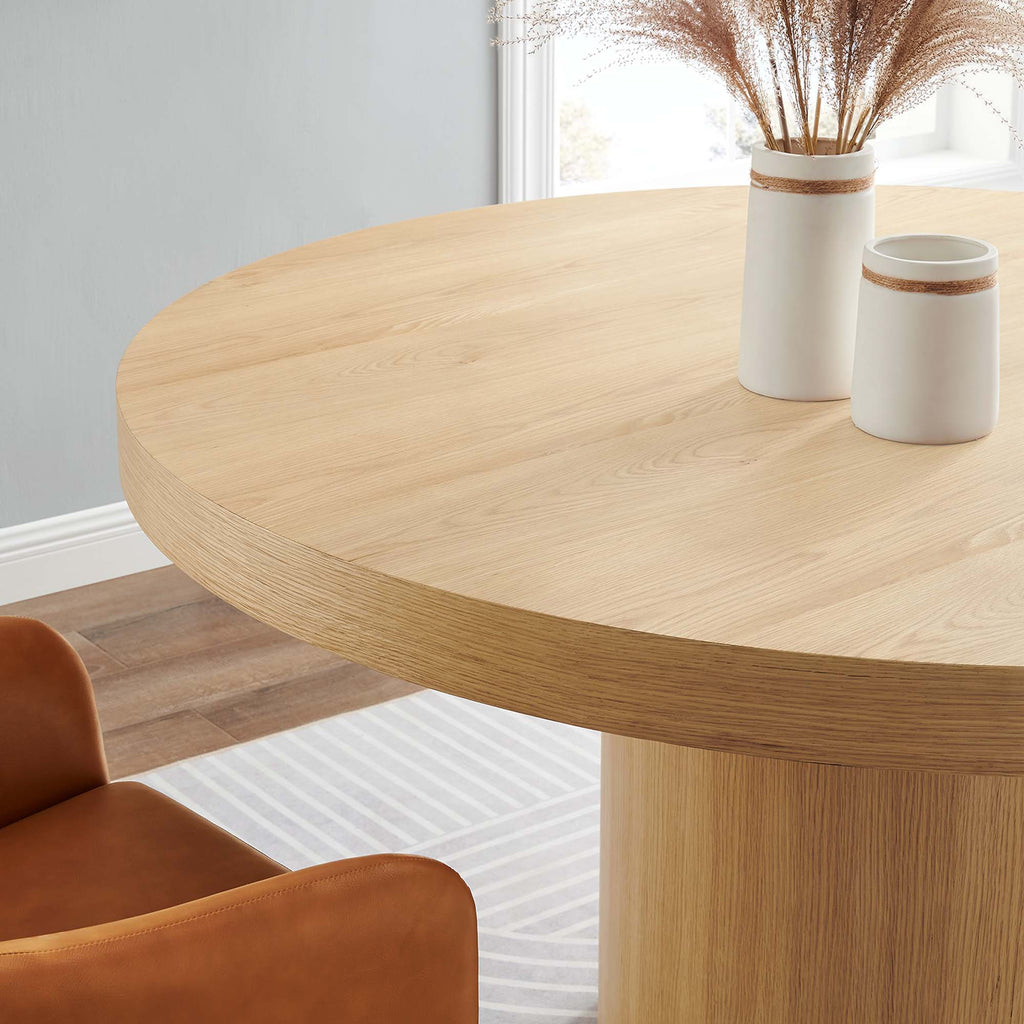 Gratify 60" Round Dining Table - Oak