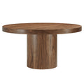 Gratify 60" Round Dining Table - Walnut