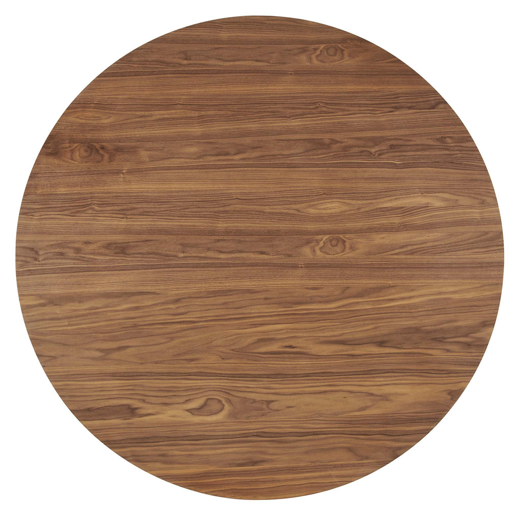 Gratify 60" Round Dining Table - Walnut