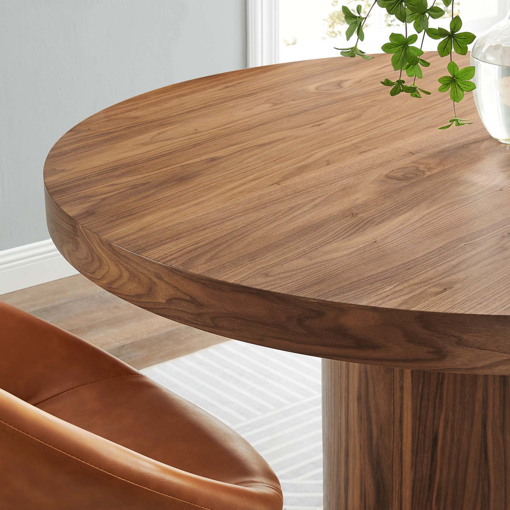 Gratify 60" Round Dining Table - Walnut