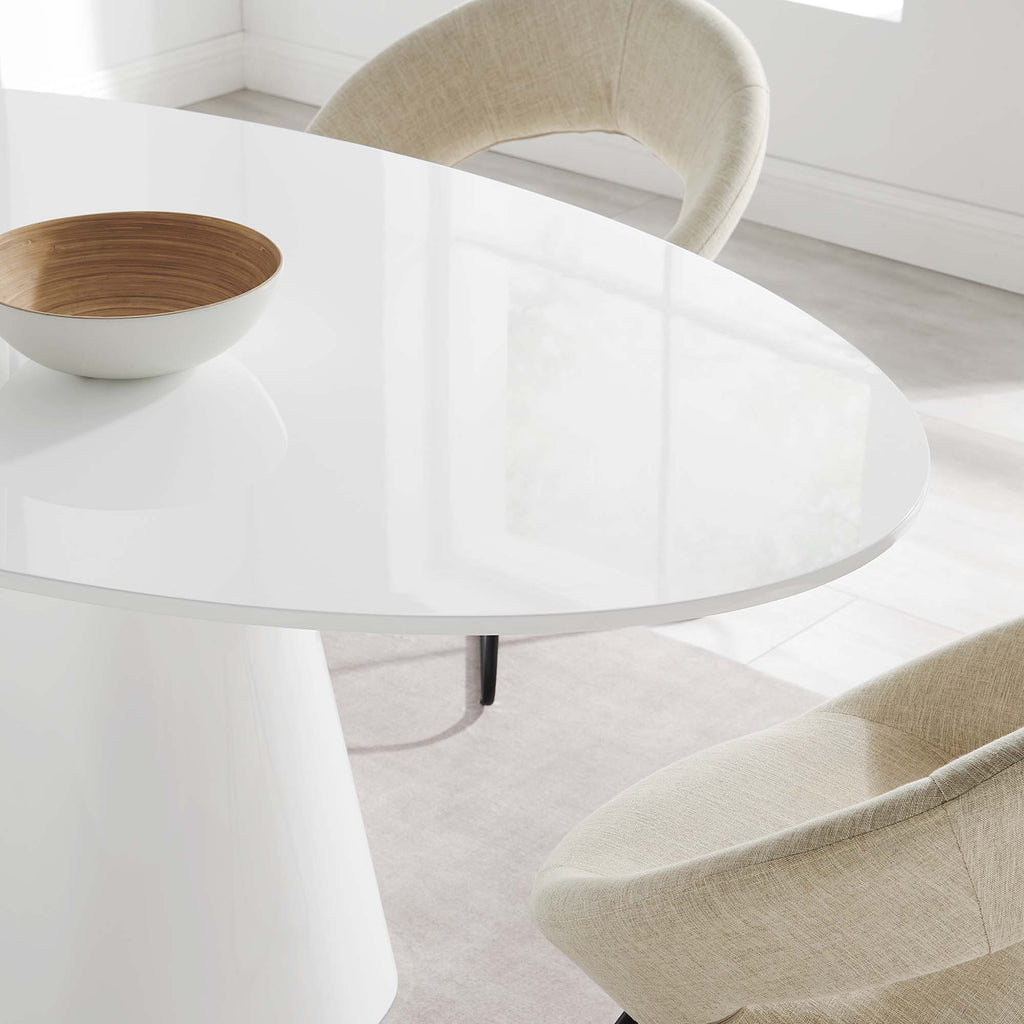 Provision 75" Oval Dining Table - White