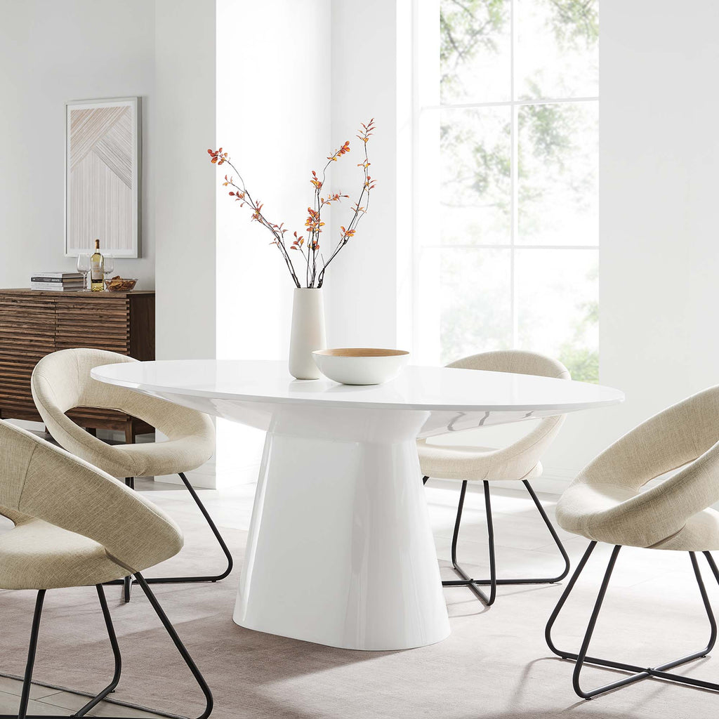 Provision 75" Oval Dining Table - White