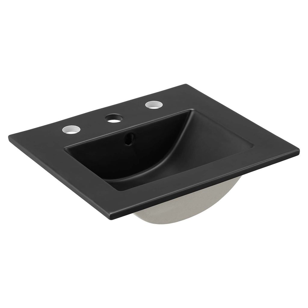 Cayman 18" Bathroom Sink - Black