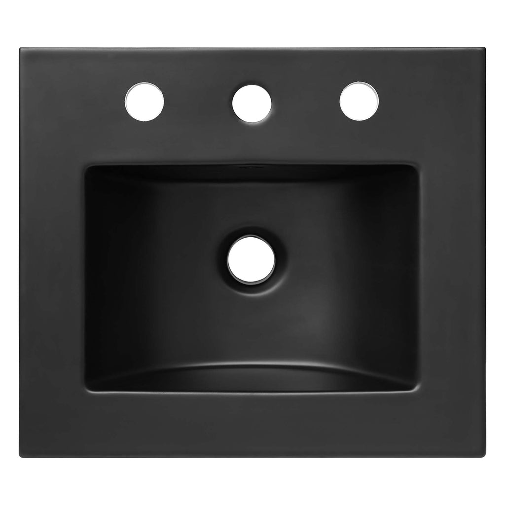 Cayman 18" Bathroom Sink - Black
