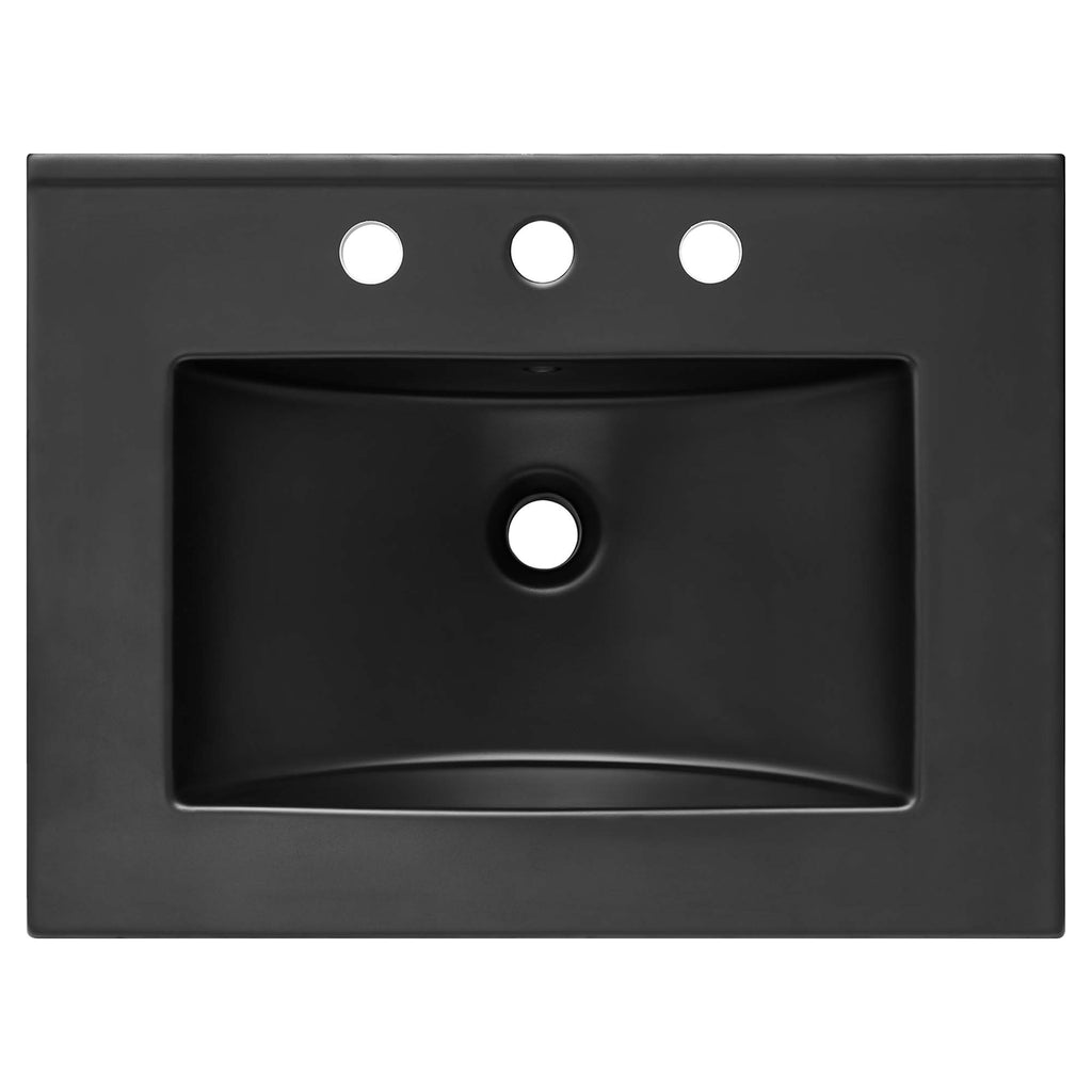Steamforge 24" Bathroom Vanity - Black Black