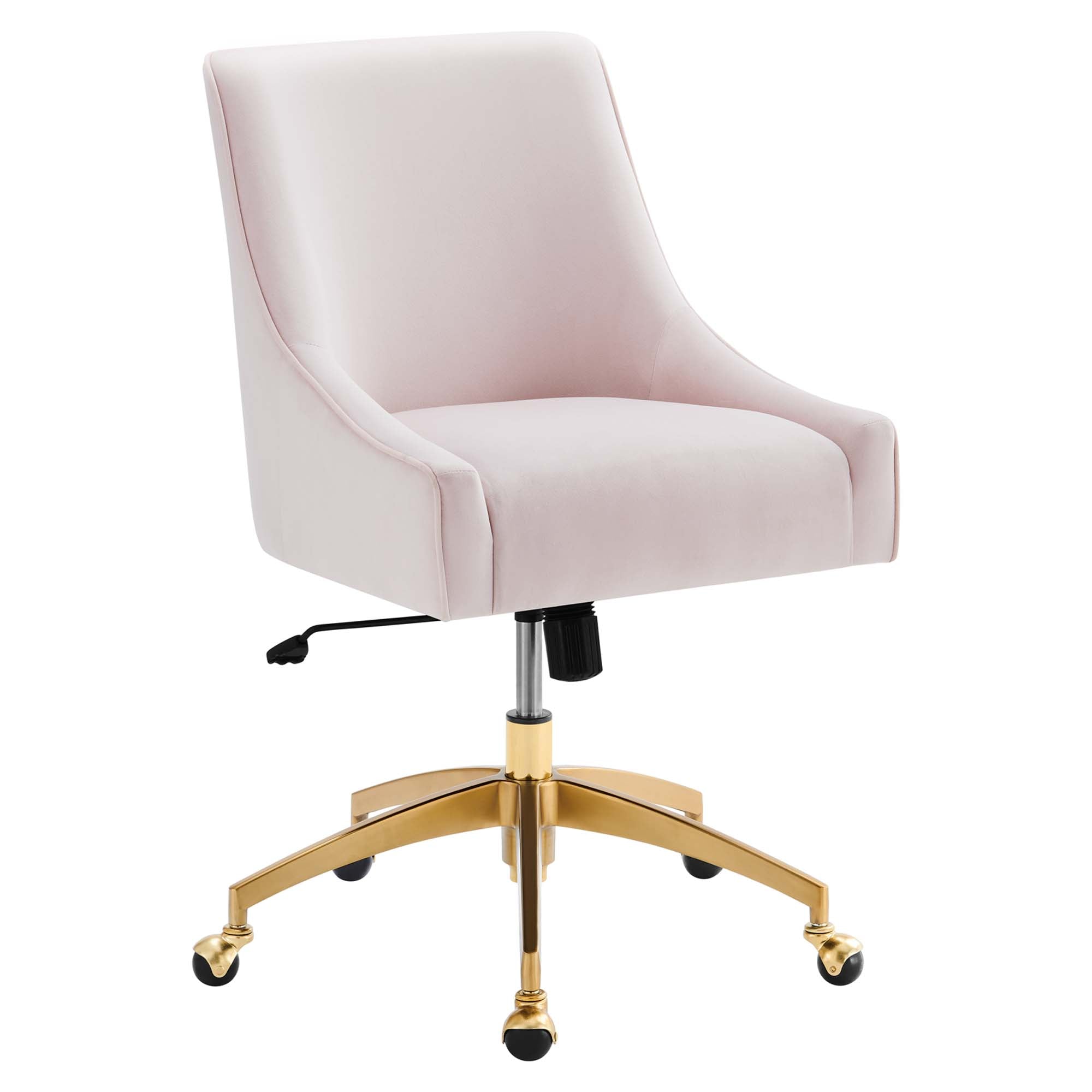 Discern Performance Velvet Office Chair - Pink (chair)