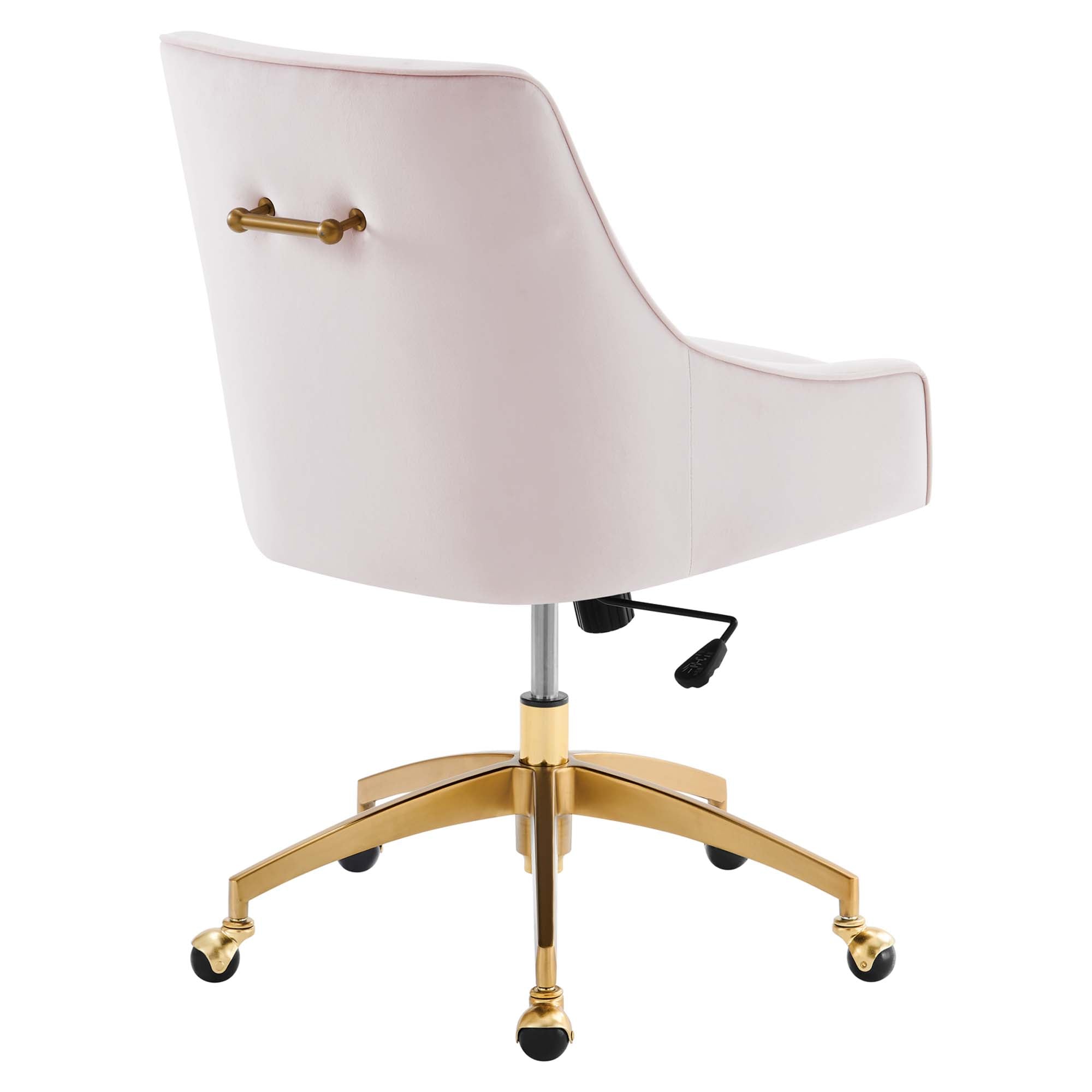 Discern Performance Velvet Office Chair - Pink (chair)