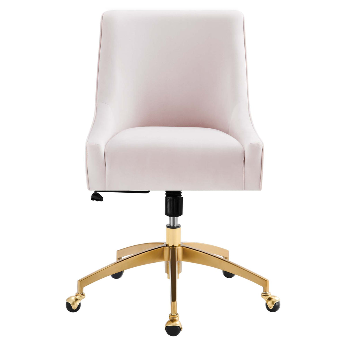 Discern Performance Velvet Office Chair - Pink (chair)