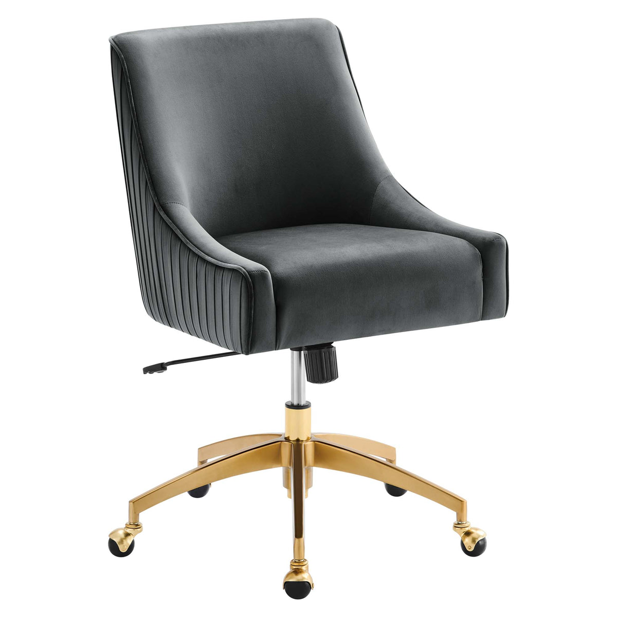 Discern Performance Velvet Office Chair - Gray (Chair)