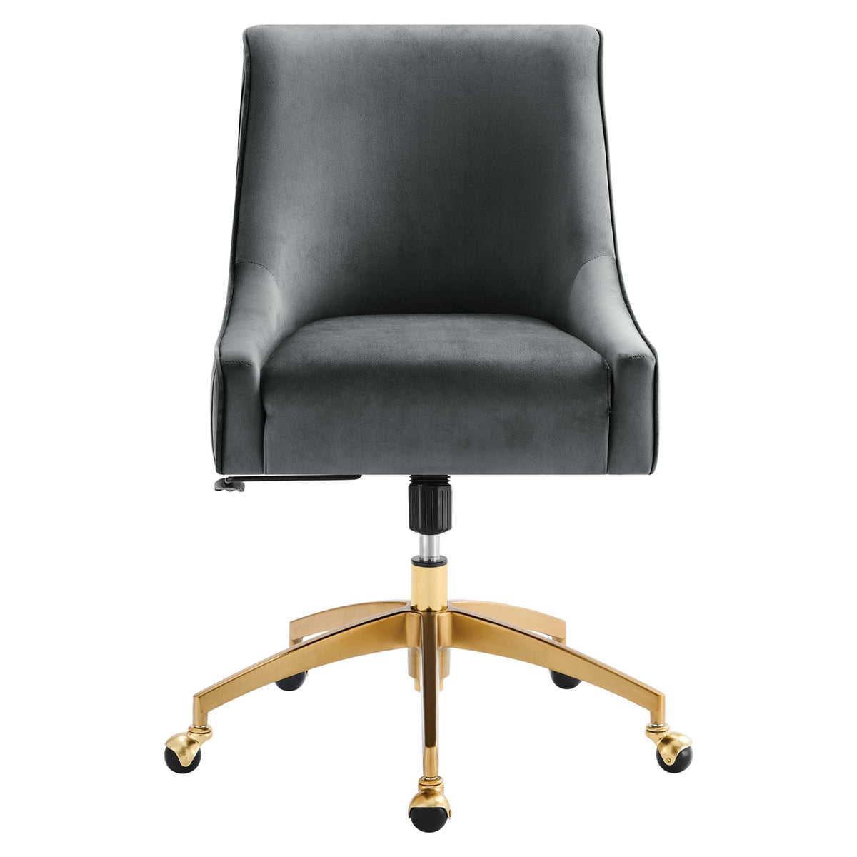 Discern Performance Velvet Office Chair - Gray (Chair)
