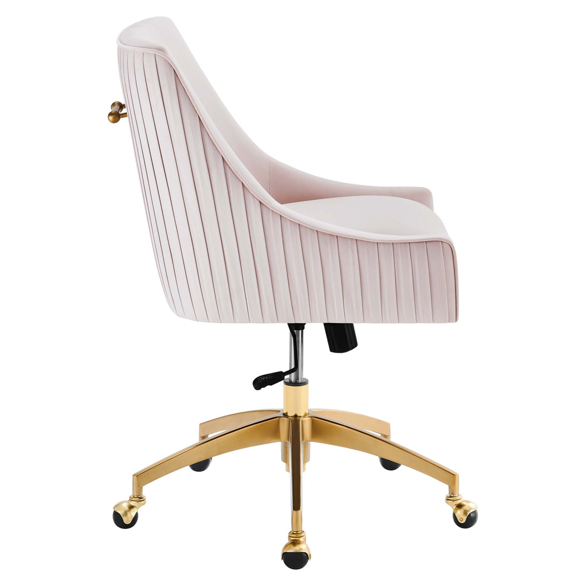 Discern Performance Velvet Office Chair - Pink (Chair)
