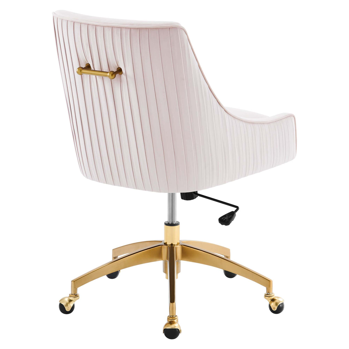 Discern Performance Velvet Office Chair - Pink (Chair)