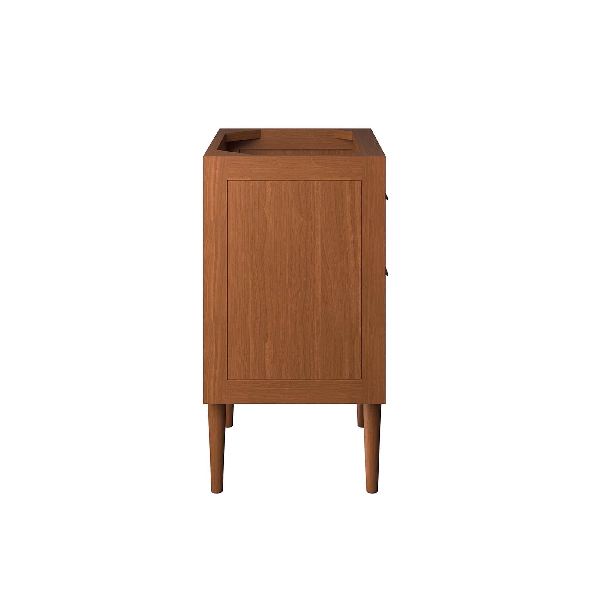 Cassia 24" Teak Wood Bathroom Vanity Cabinet (Sink Basin Not Included) - Natural
