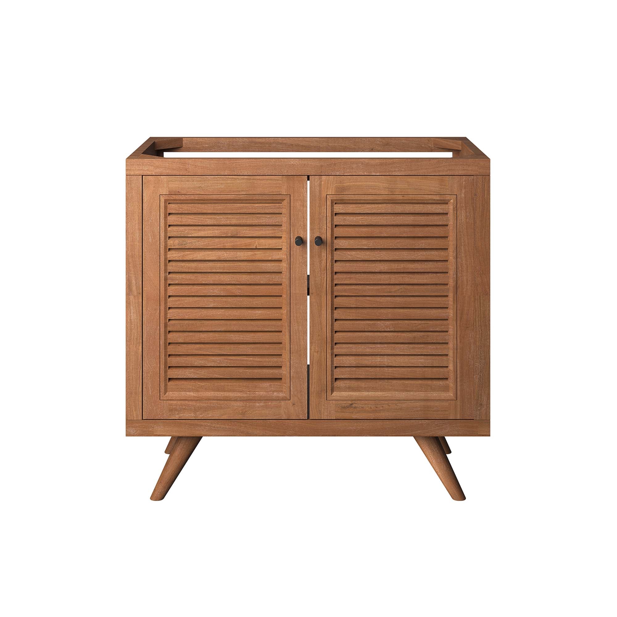 Birdie 36" Teak Wood Bathroom Vanity Cabinet (Sink Basin Not Included) - Natural