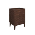 Ledger 24" Wood Bathroom Vanity Cabinet (Sink Basin Not Included) - Walnut