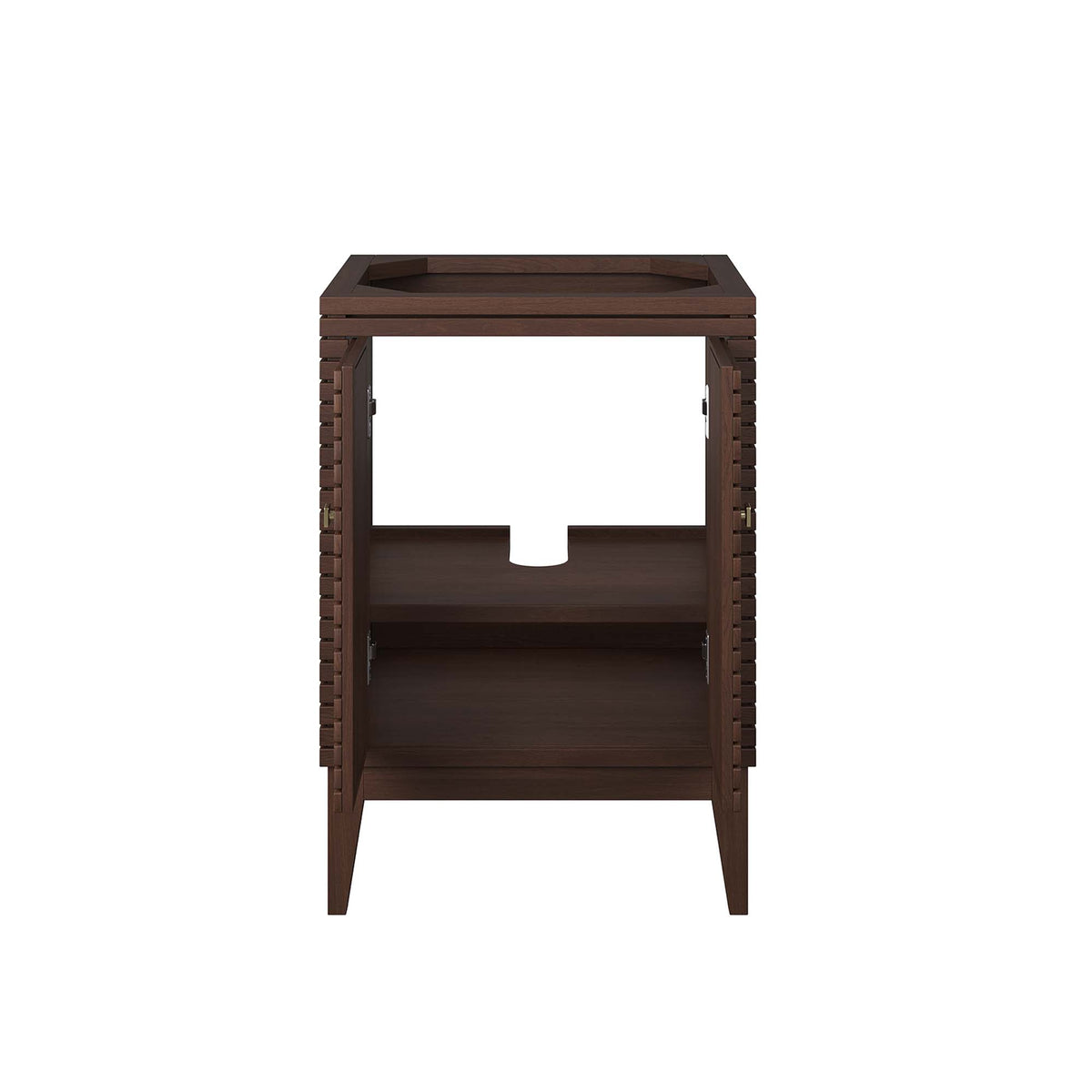 Ledger 24" Wood Bathroom Vanity Cabinet (Sink Basin Not Included) - Walnut