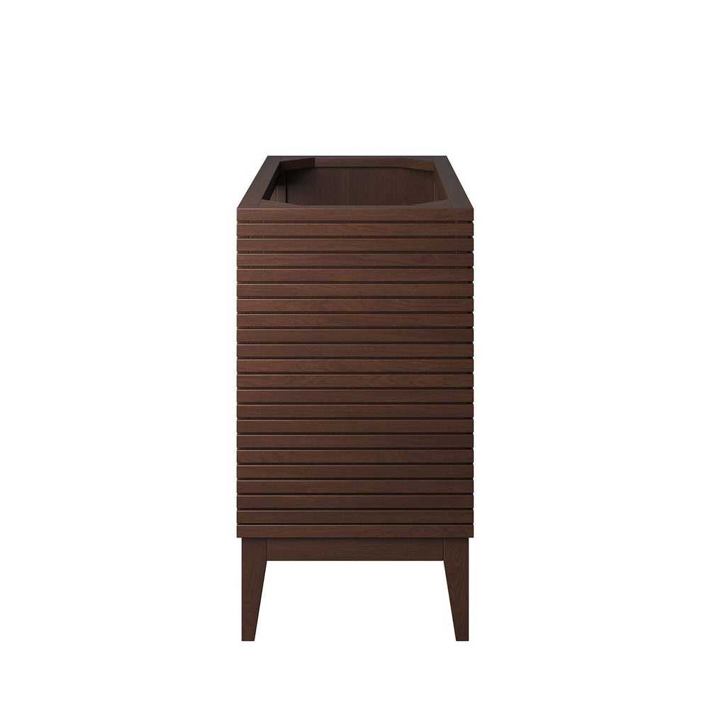 Ledger 36" Wood Bathroom Vanity Cabinet (Sink Basin Not Included) - Walnut